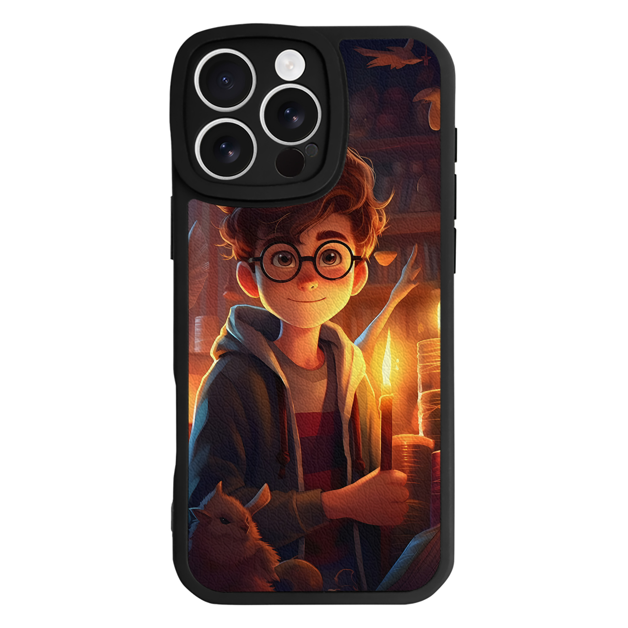 （画像用） Harry Potter ハリー・ポッターシリーズ 【iPhone 16シリーズ対応】シリコンスマホケース（レザー調） 材質：シリコン